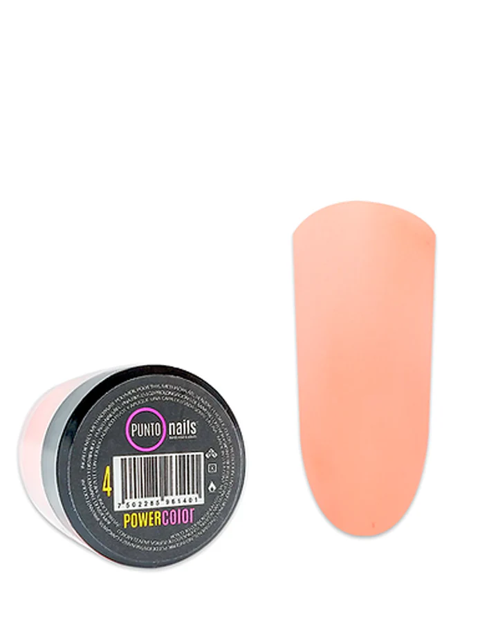 Acrilico Power Color no. 4 Melon 7grs Punto Nails