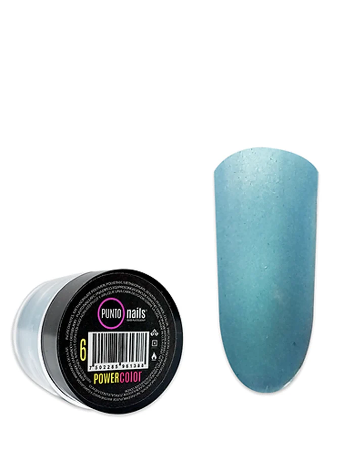 Acrilico Power Color no. 6 Mora 7grs Punto Nails