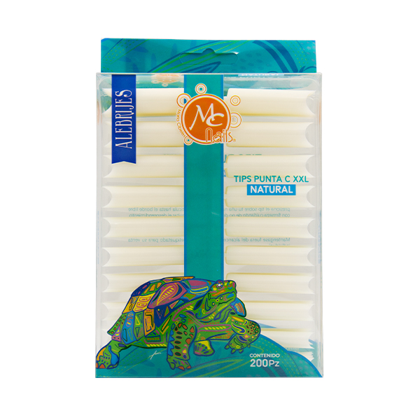 Tips Punta C XXL Natural 200pzs