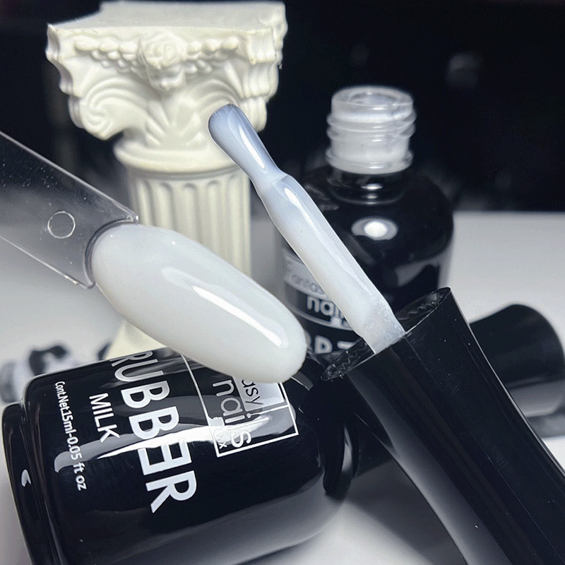 Rubber Milk Fantasy Nails