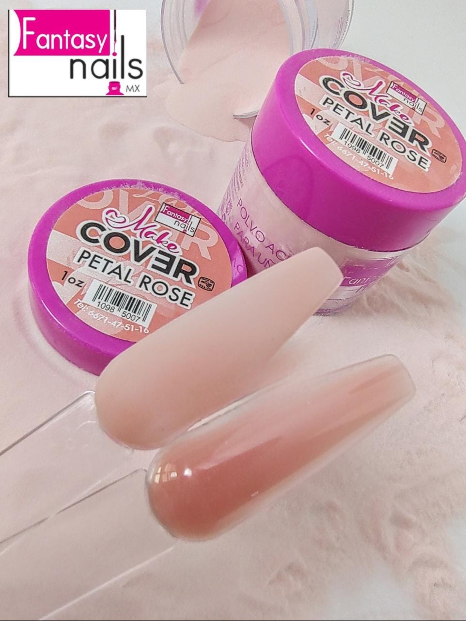 Acrilico Petal Rose 1oz Fantasy Nails
