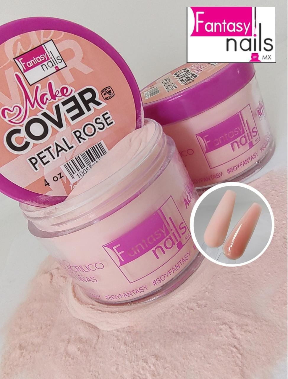 Acrilico Petal Rose 4oz Fantasy Nails