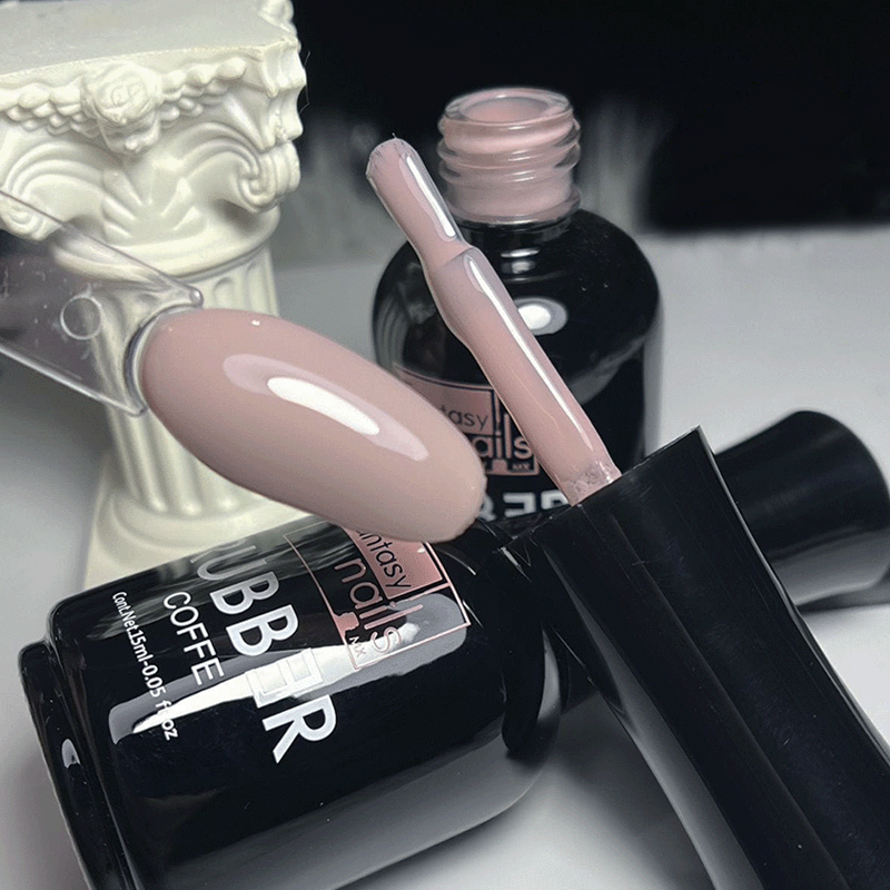 Rubber Coffe Fantasy Nails