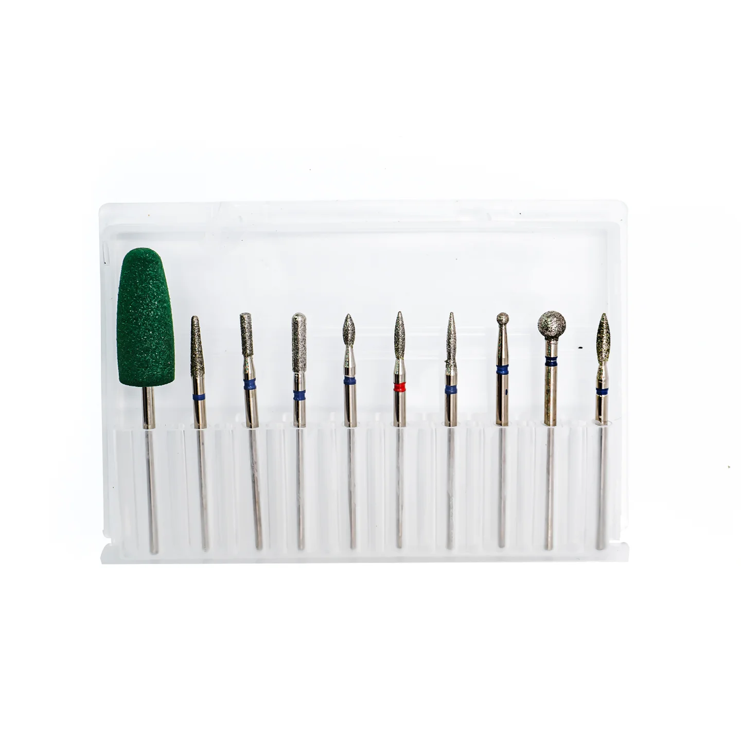 Set De 10 Puntas P/Manicure Ruso
