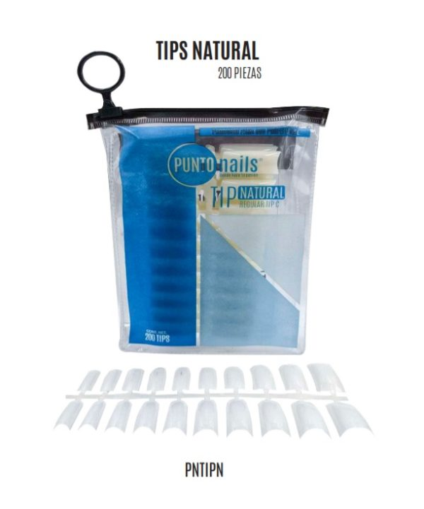 Tips Natural 200Pzs Punto Nails