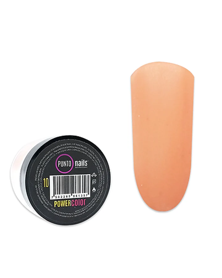 Acrilico Power Color no. 10 Chocolate 7grs Punto Nails