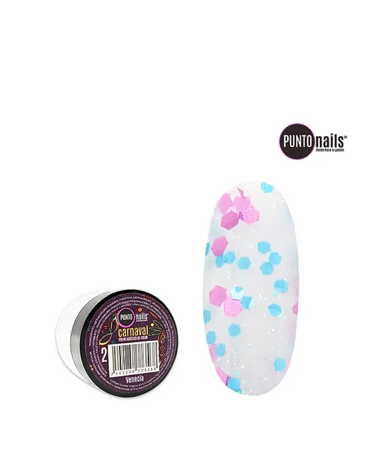 Acrilico Carnaval no. 2 Venecia 7grs Punto Nails
