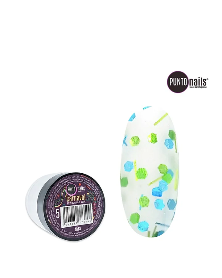 Acrilico Carnaval no. 5 Niza 7grs Punto Nails