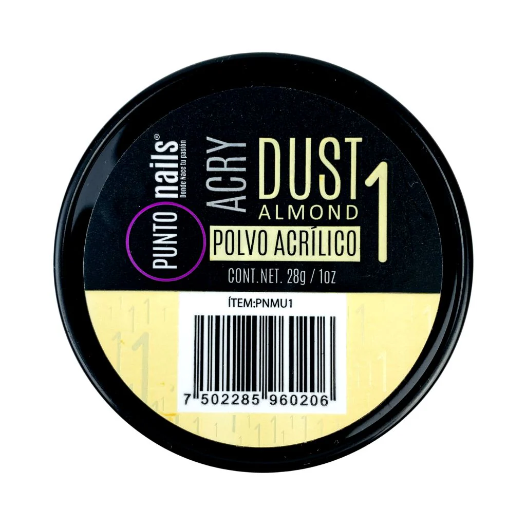 Acry Dust Almond No. 1 1oz Punto Nails