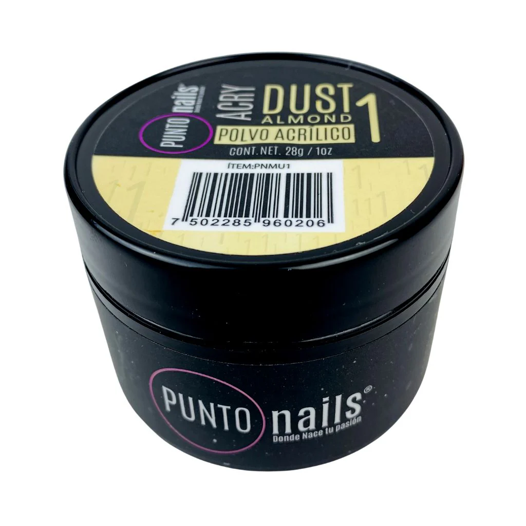 Acry Dust Almond No. 1 1oz Punto Nails