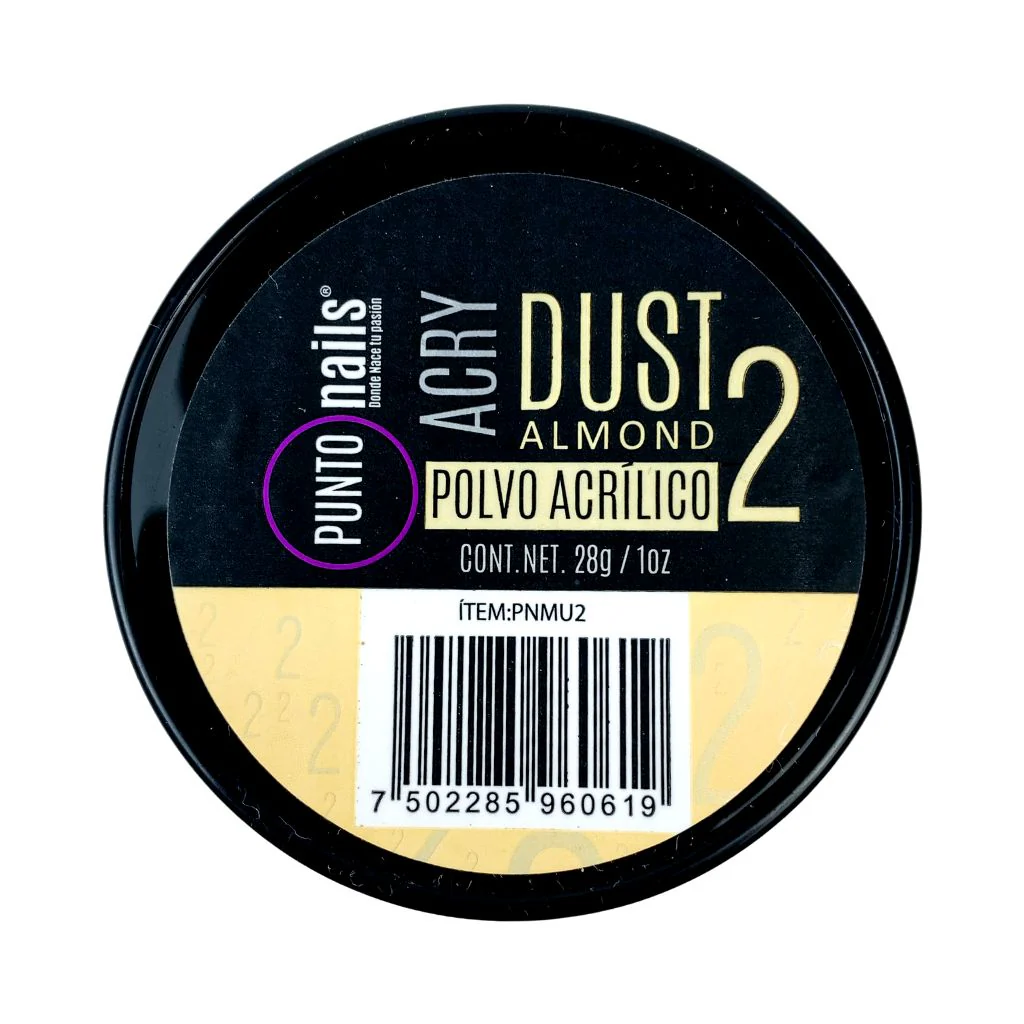 Acry Dust Almond No. 2 1oz Punto Nails