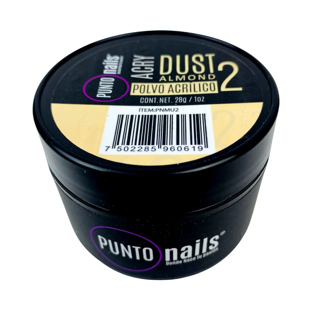 Acry Dust Almond No. 2 1oz Punto Nails