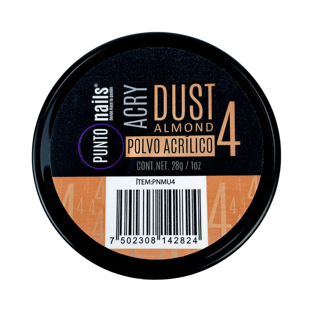 Acry Dust Almond No. 4 1oz Punto Nails