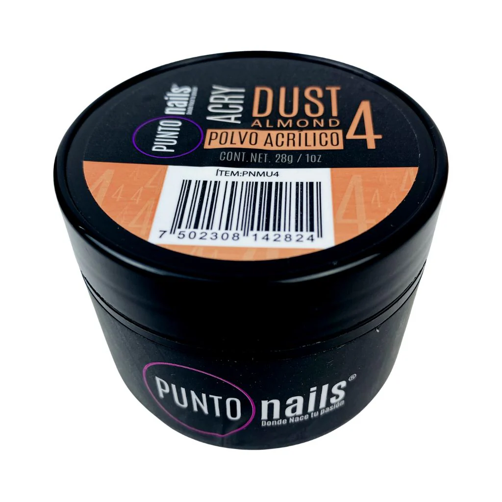 Acry Dust Almond No. 4 1oz Punto Nails