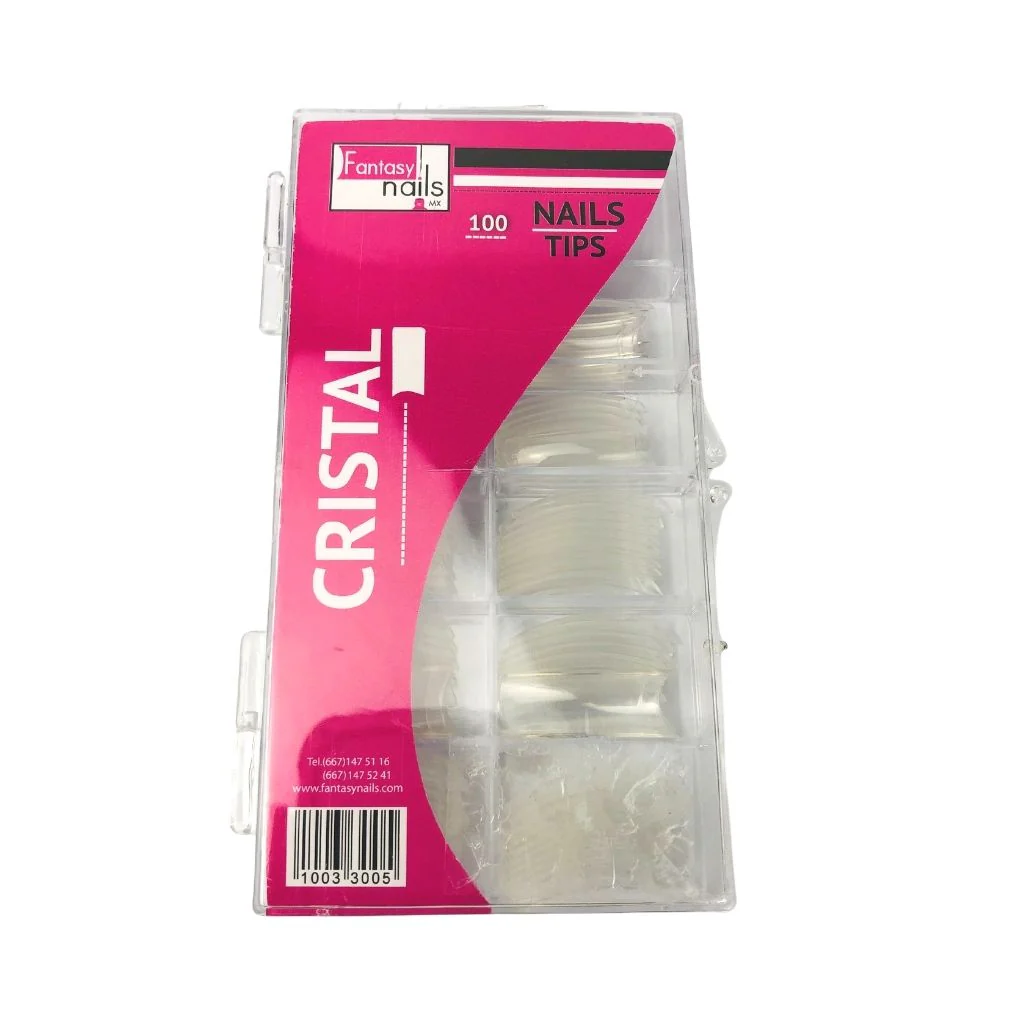 Caja de tips cuadradas de 100 pzs Fantasy Nails