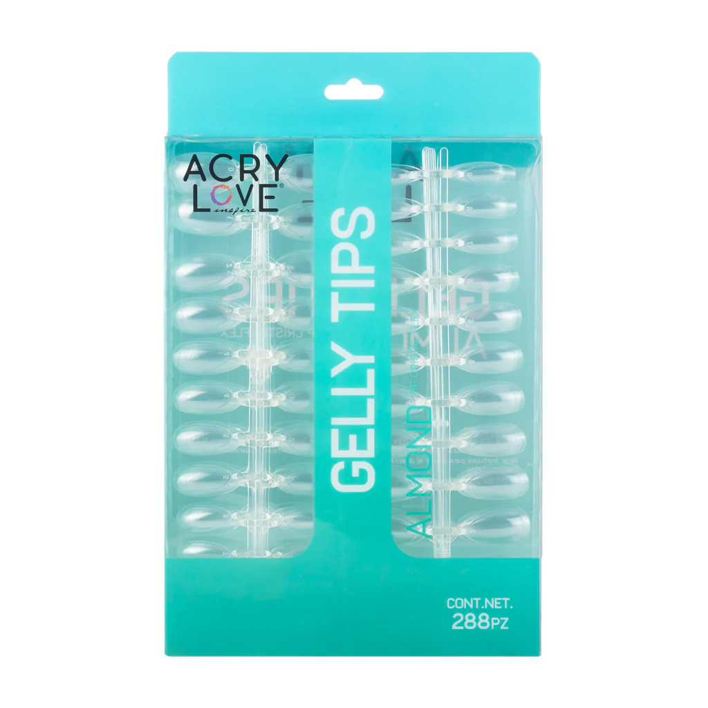 Tips Press On Almond 280pzs Gelly
