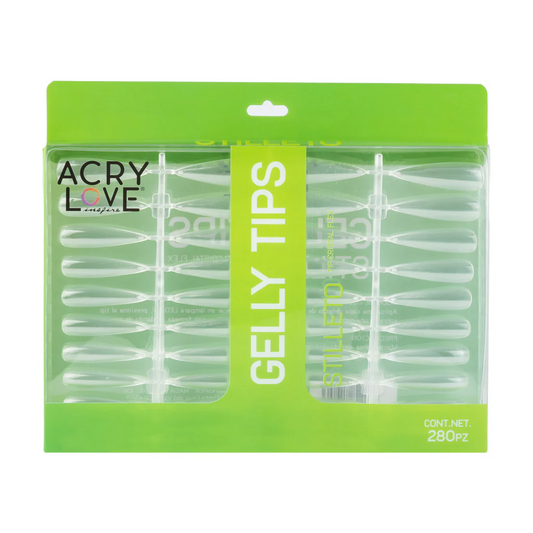 Tips Press On Stilleto Gelly 288pzs