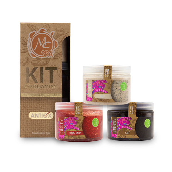 Kit de Exfoliantes 3pzs 150grs c/u