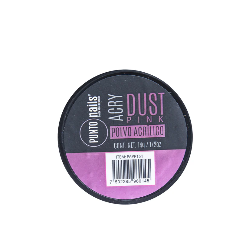 Acrilico Dust Pink 1/2oz Punto Nails