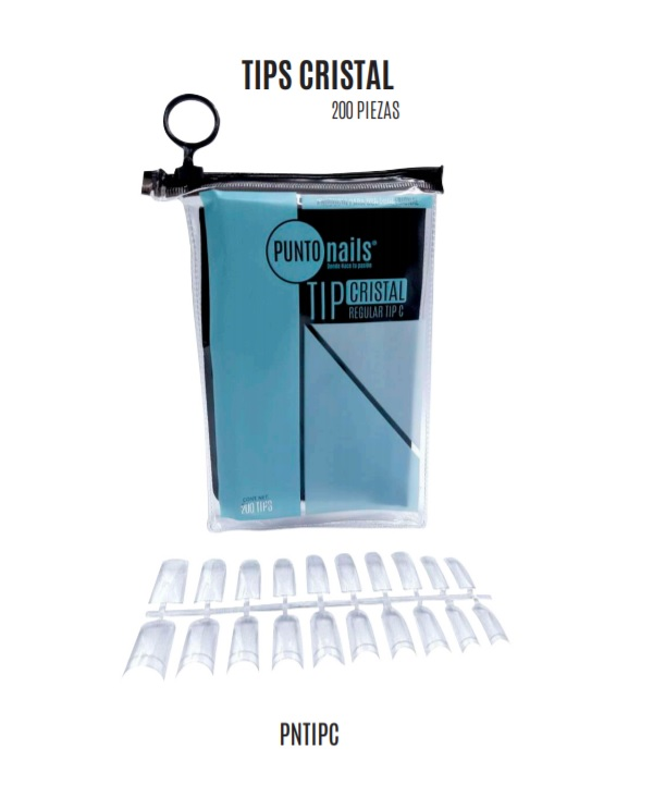 Tips Cristal 200Pzs Punto Nails